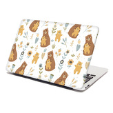 Samolepka na notebook Medvědi: 38x26 cm