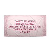 Ručník Domov 3: 70x140 cm