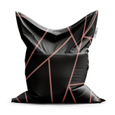 Sedací vak Růžové obrazce: 150x100 cm