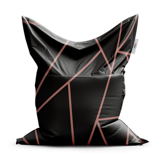 Sedací vak Růžové obrazce: 150x100 cm