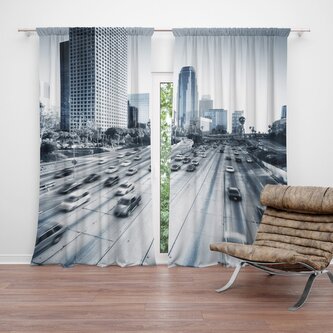 Závěs Městská silnice: 2ks 140x250cm