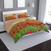 Povlečení Pole vlčích máků 2: 140x220 / 90x70