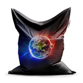 Sedací vak Planeta Země: 150x100 cm