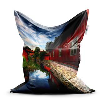 Sedací vak Červený dům: 150x100 cm
