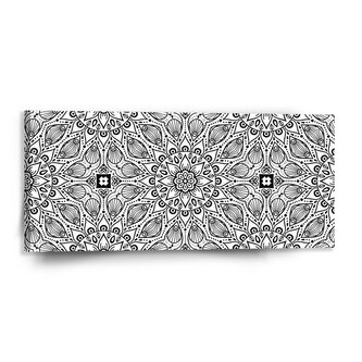 Obraz Bílé mehendi: 110x50 cm