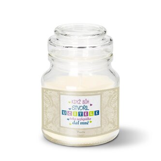 Svíčka Když Bůh stvořil učitele: 120 g