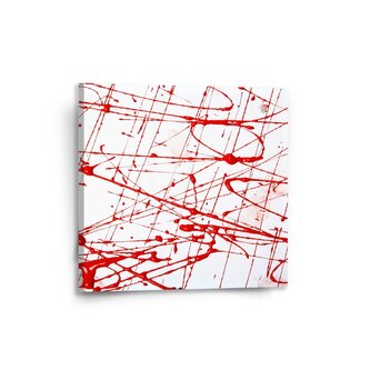 Obraz Krvavé cákance: 50x50 cm