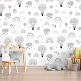 Tapeta Malované horkovzdušné balony: 336x220 cm