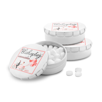 Mentolky Blahopřeji novomanželům - 3 ks