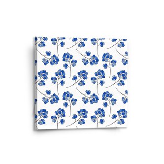 Obraz Modré kvítí : 50x50 cm