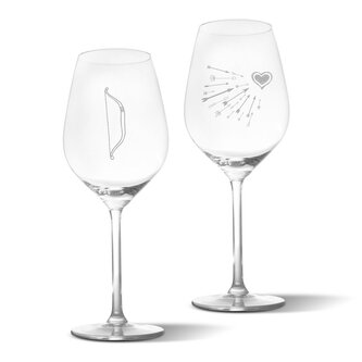 Skleničky na víno Luk a šípy: 2 x 49 cl