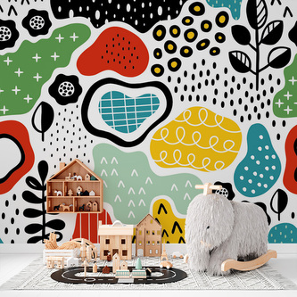 Tapeta Dětské malování: 208x125 cm