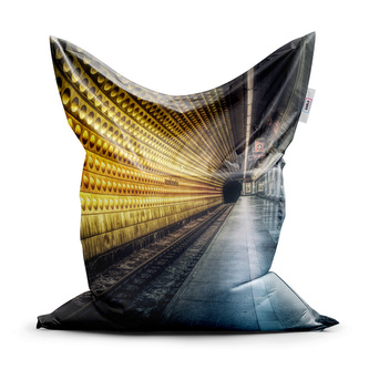 Sedací vak Pražské metro: 150x100 cm