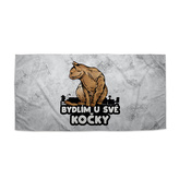 Ručník Bydlím u své kočky: 70x140 cm