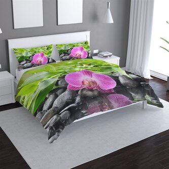Povlečení Růžová orchidej: 140x200 / 90x70