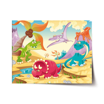 Plakát Dinosauři 5: 90x60 cm