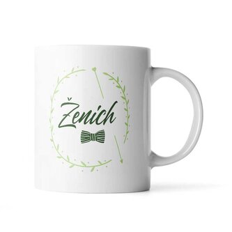 Hrnek Ženich motýlek: 330 ml