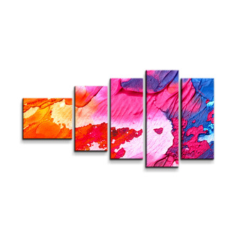 Obraz - 5-dílný Barvy: 100x60 cm