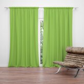 Závěs Jablečná zelená: 2ks 140x250cm