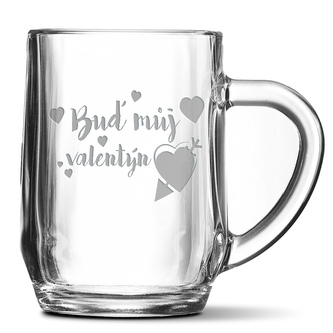 Půllitr Buď můj Valentýn: 0,5