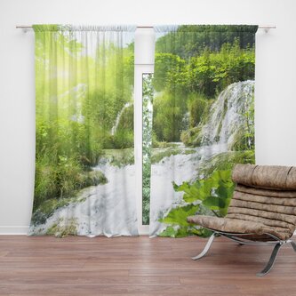 Závěs Kaskádovitý vodopád: 2ks 140x250cm