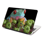 Samolepka na notebook Veselá žába: 38x26 cm