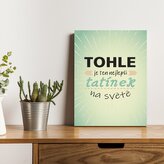 Dárková cedulka Nejlepší tatínek: 30x40 cm