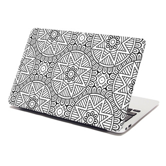 Samolepka na notebook Hvězdy mehendi: 38x26 cm