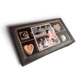 Pralinky Blahopřeji novomanželům: 10 ks pralinek