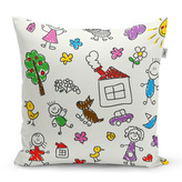 Polštář Malování 2: 50x50 cm