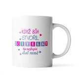 Hrnek Když Bůh stvořil učitelky: 330 ml