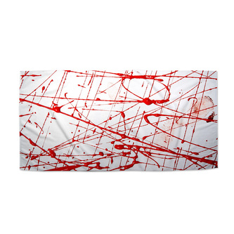 Ručník Krvavé cákance: 70x140 cm