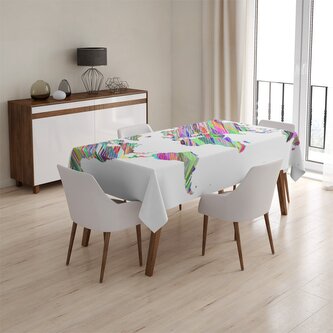 Ubrus Barevné světadíly: 130x170 cm