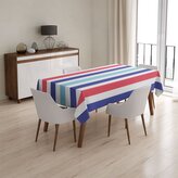 Ubrus Barevné veselé pruhy: 90x90 cm