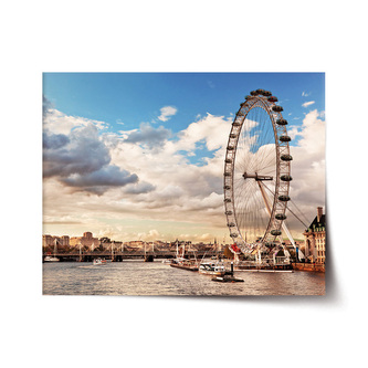 Plakát London eye: 90x60 cm