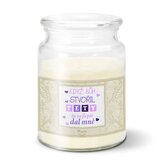 Svíčka Když Bůh stvořil tety: 500 g 