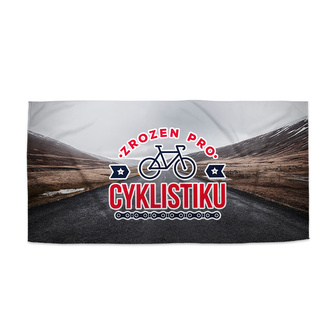 Ručník Zrozen pro cyklistiku: 70x140 cm Ručník Zrozen pro cyklistiku: 70x140 cm