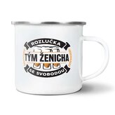Plecháček Rozlučka se svobodou tým ženicha: 300 ml