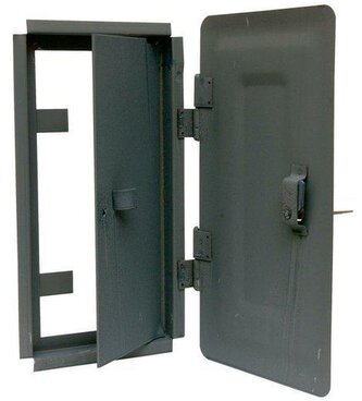 Dvířka komínová dvojitá, ŠE, 160x320mm