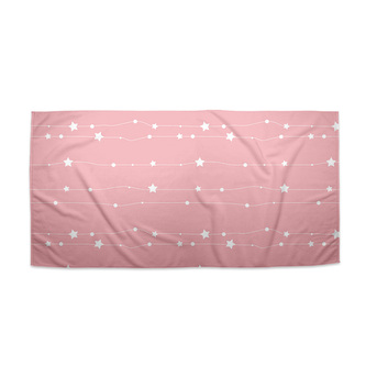 Ručník Hvězdy a tečky na provázku: 70x140 cm