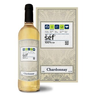 Bílé víno Šéf: 0,75 l 