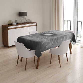 Ubrus Černobílá pampeliška: 90x90 cm