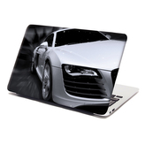 Samolepka na notebook Bílý sporťák: 29x20 cm