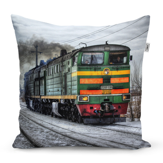 Polštář Lokomotiva: 40x40 cm