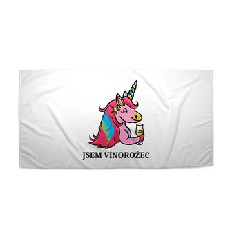 Ručník Jsem vínorožec: 70x140 cm