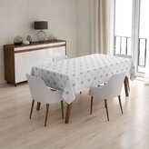 Ubrus Srdíčka na bílé: 90x90 cm