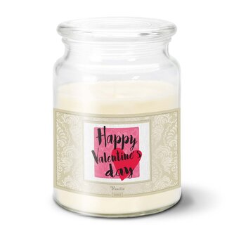 Svíčka Happy Valentine’s day: 500 g