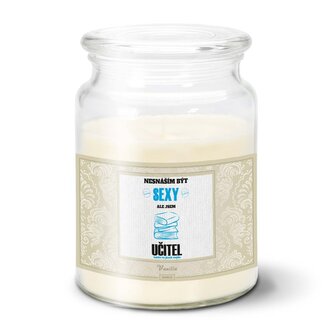 Svíčka Nesnáším být sexy, ale jsem učitel: 500 g 