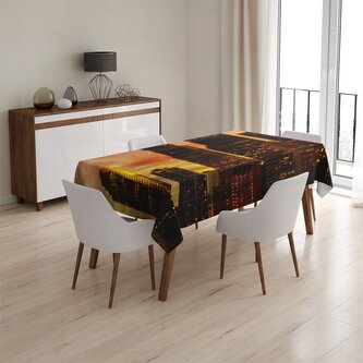 Ubrus Mrakodrapy: 130x130 cm Ubrus Mrakodrapy: 130x130 cm