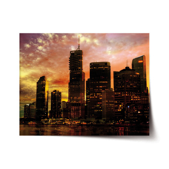 Plakát Mrakodrapy: 120x80 cm